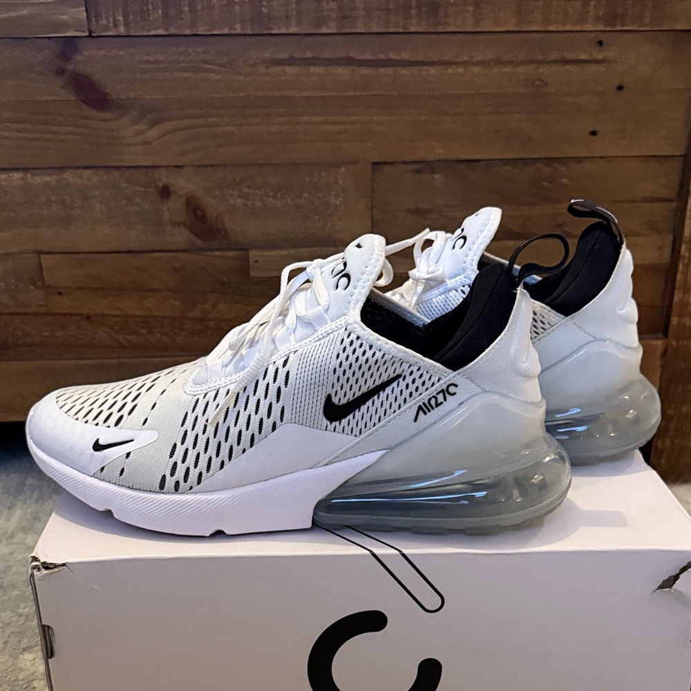 Nike Air Max 270 White Black Sneakers
